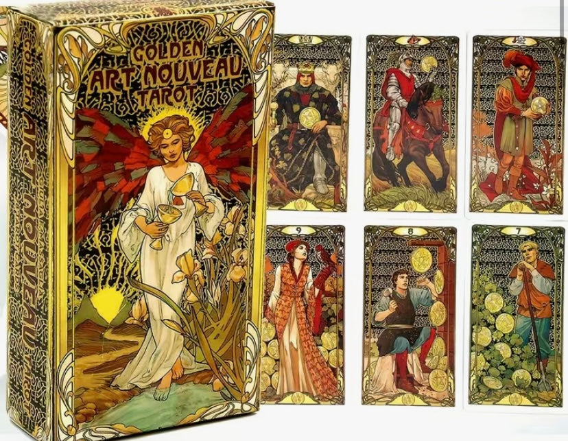 Golden Art Nouveau Tarot