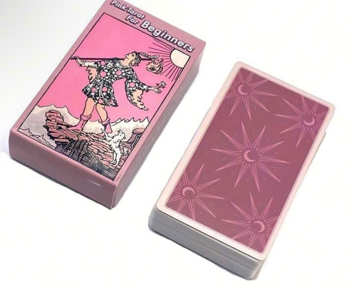 Classic pink tarot deck